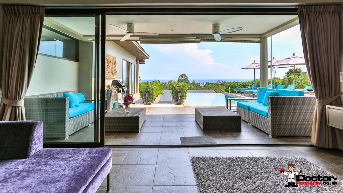 4 Bedroom Sea View Villa - Lamai - Koh Samui - for sale
